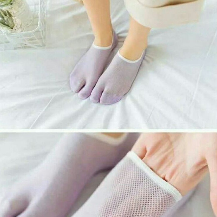 Termurah kaos kaki jempol pendek wanita hidden socks invisible