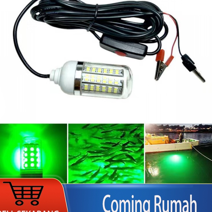 Tawaran Lampu bawah air Persediaan Menarik Ikan Lampu LED Dalam Air Umpan Ikan Umpan Cahaya untuk Me