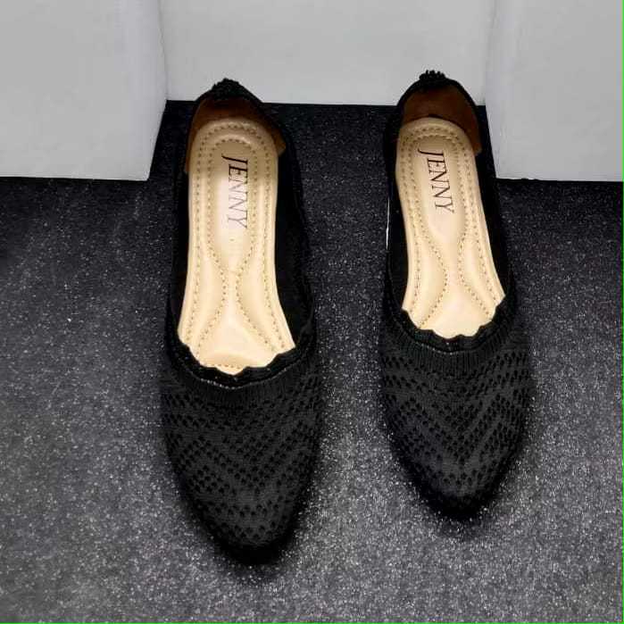 Sepatu Rajut Wanita Flat shoes Import