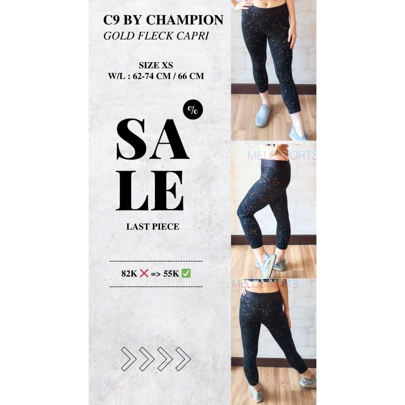 C9 by Champion Gold Fleck Capri