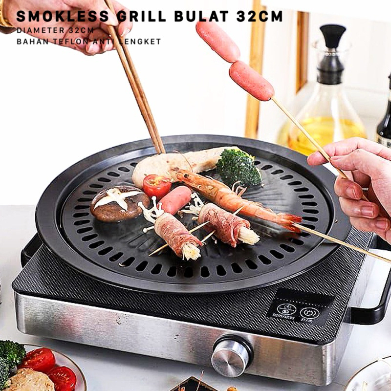 SMOKELESS GRILL PAN / PAN PEMANGGANG ATAS KOMPOR