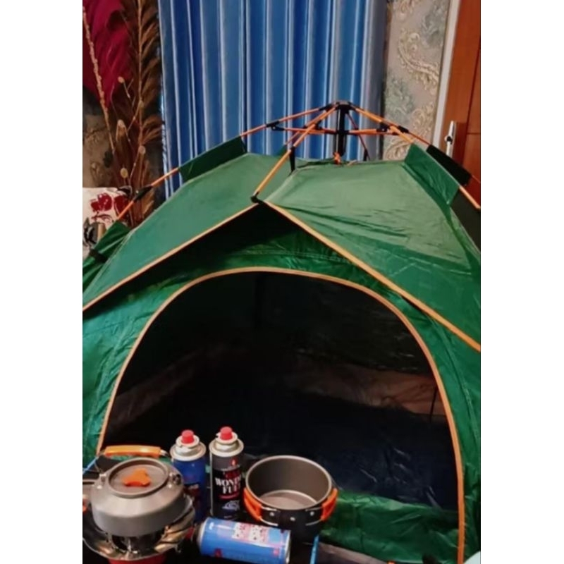 ZP-8 Variant Blue/Green Tenda Lipat Outdoor Otomatis
