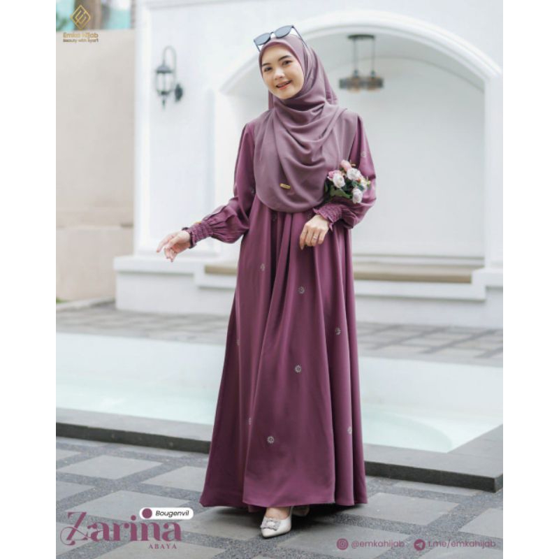 Zarina abaya by emkahijab (READY STOK)
