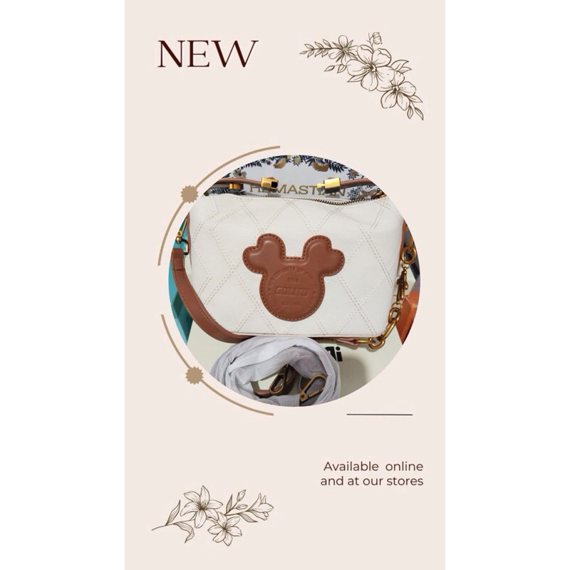 tas wanita Hemastian white + box