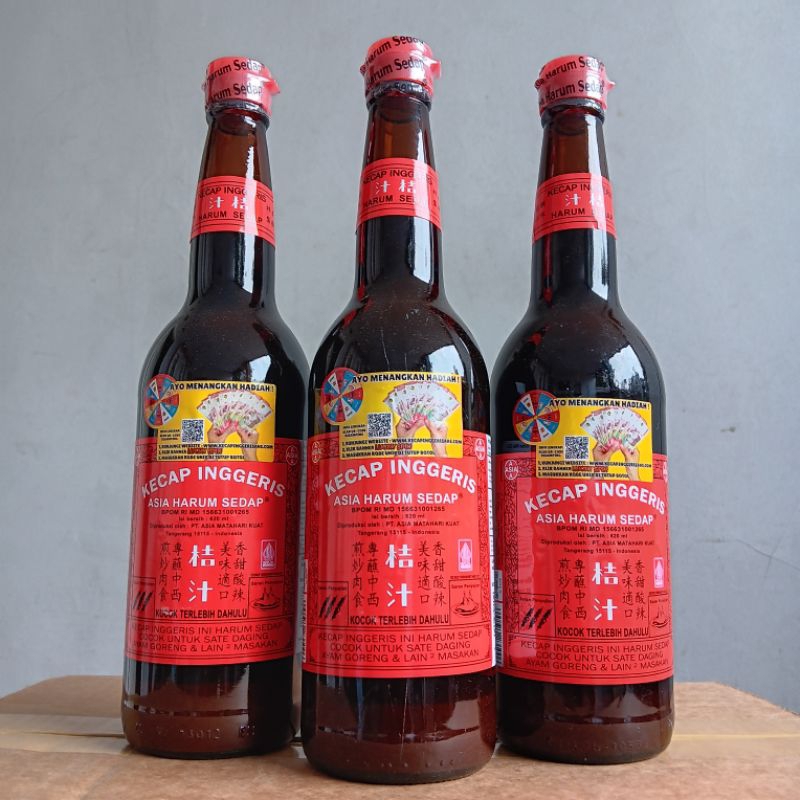 

Kecap Inggeris Asia Harum Sedap 620ml / Kecap Inggris 620ml (HALAL MUI)