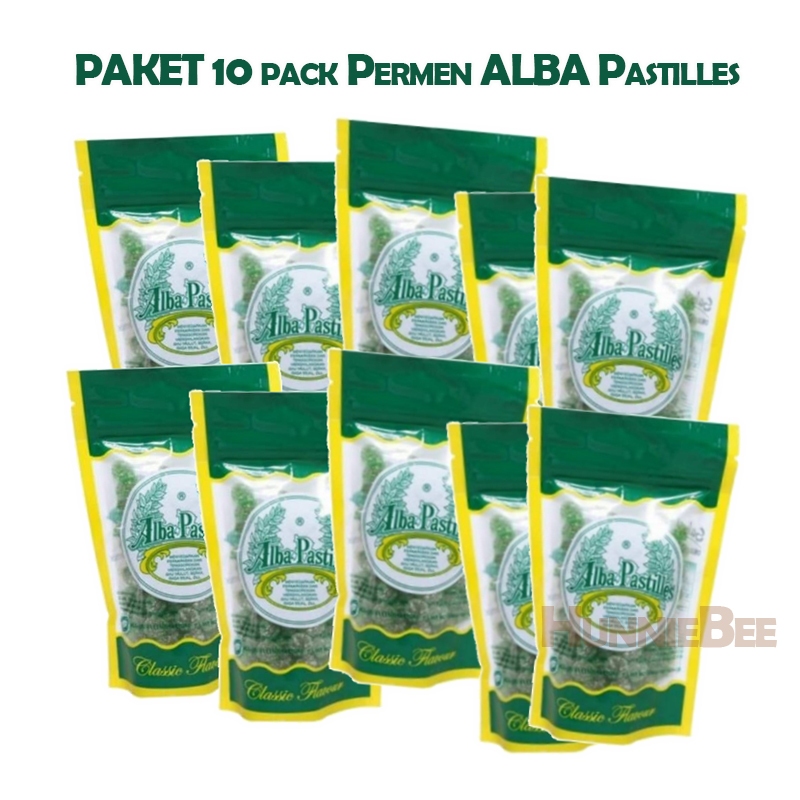

PAKET 10 pack Permen ALBA Pastilles
