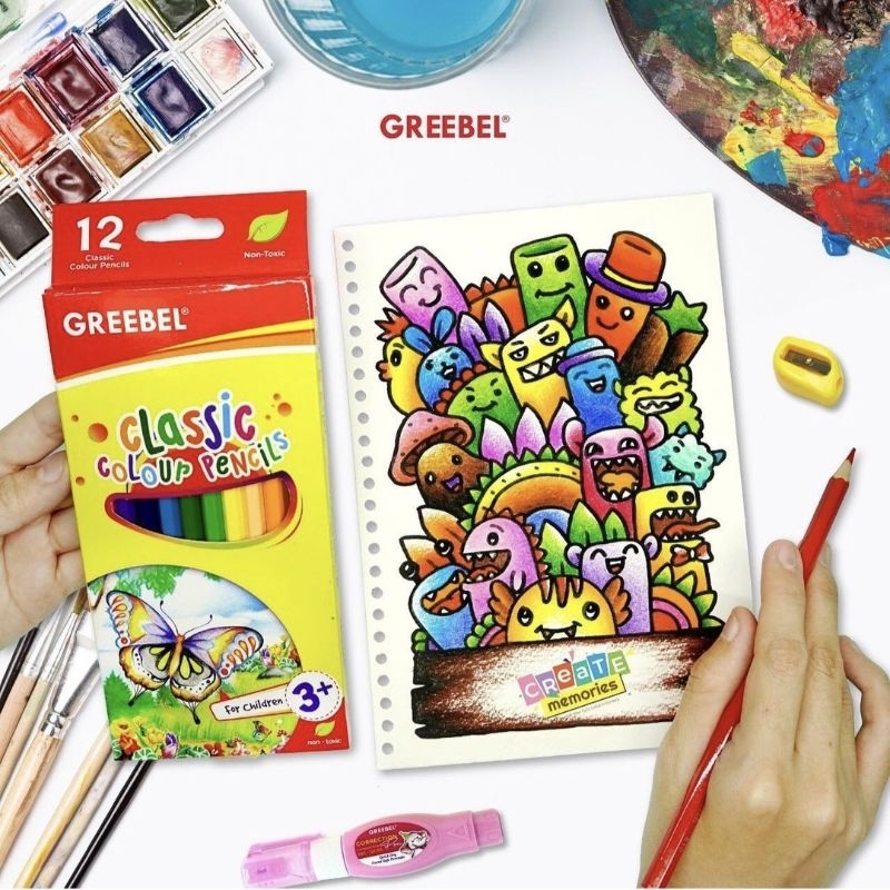 

Greebel Pensil Warna Classic 12 / 24 / 36 RB9
