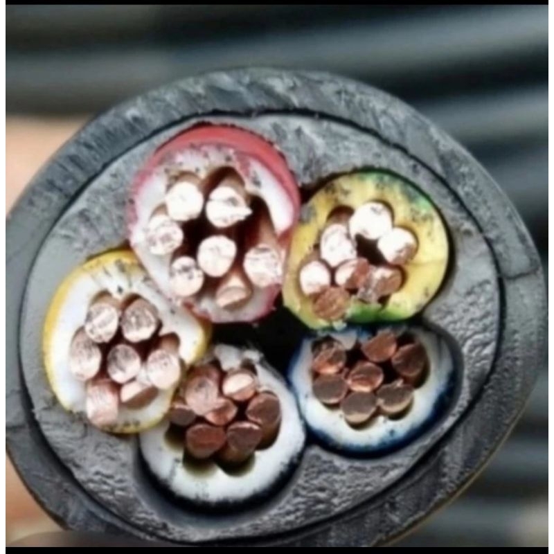 KABEL KONTROL NYY 5X10 SUPREME HITAM NYY 5 x 10 mm2 Ecer