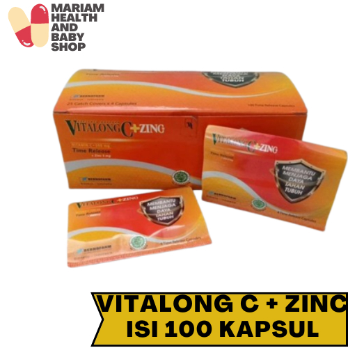 VITALONG C + ZINC CAP, BOX/100