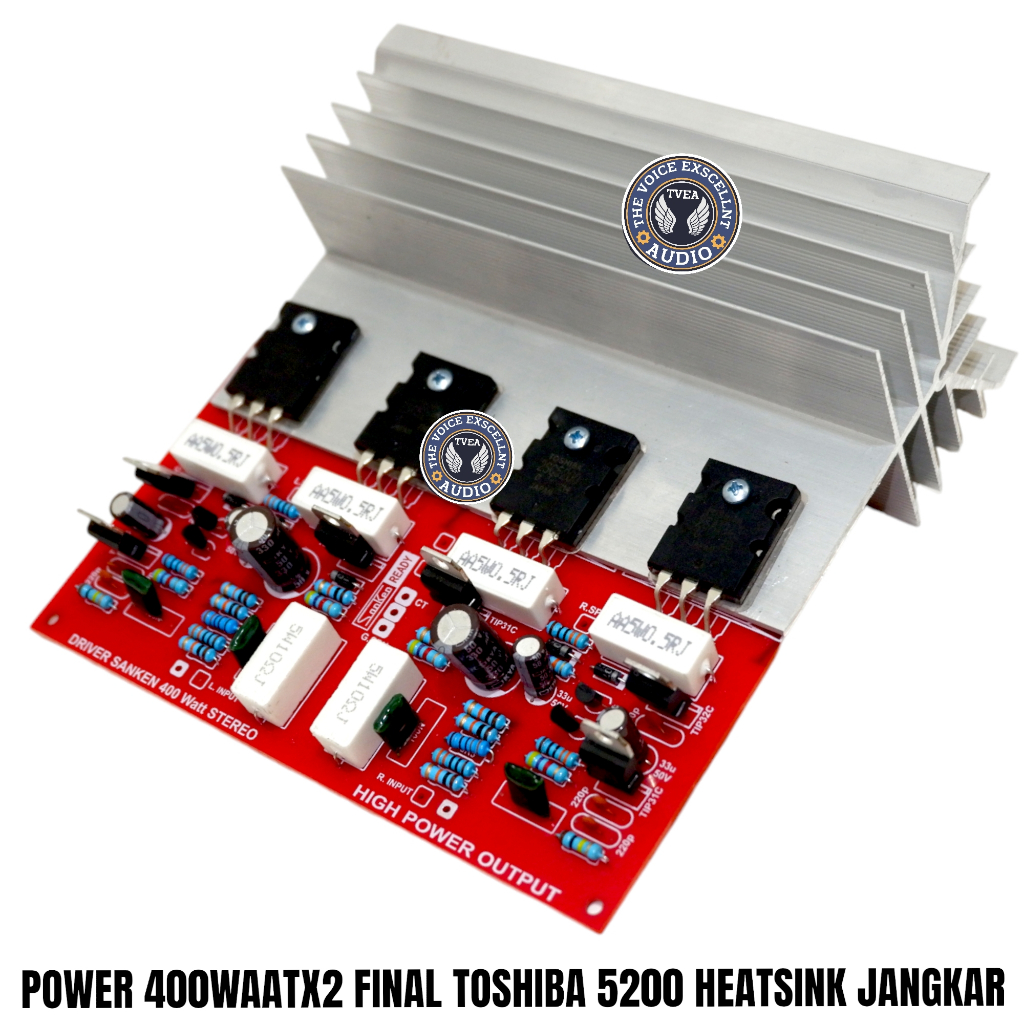 Driver Power Toshiba 400 Watt Stereo Pendingin Jangkar