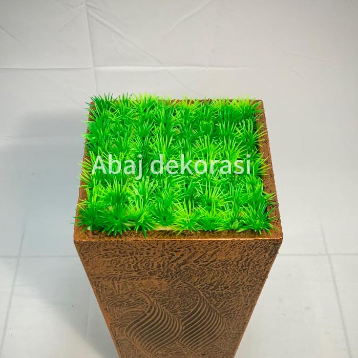 Pot bunga tinggi 25cm plastik aesthetic tamanan hias ruang tamu vas kayu dekorasi perlengkapan rumah