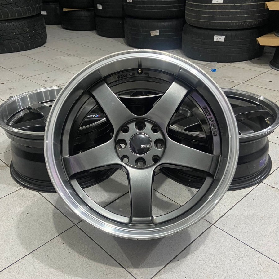 Velg Mobil Bekas Racing Jdm SSR Celong Ring 17 Lebar 7,5/8,5 Pcd 8x100/114,3 Et35/25