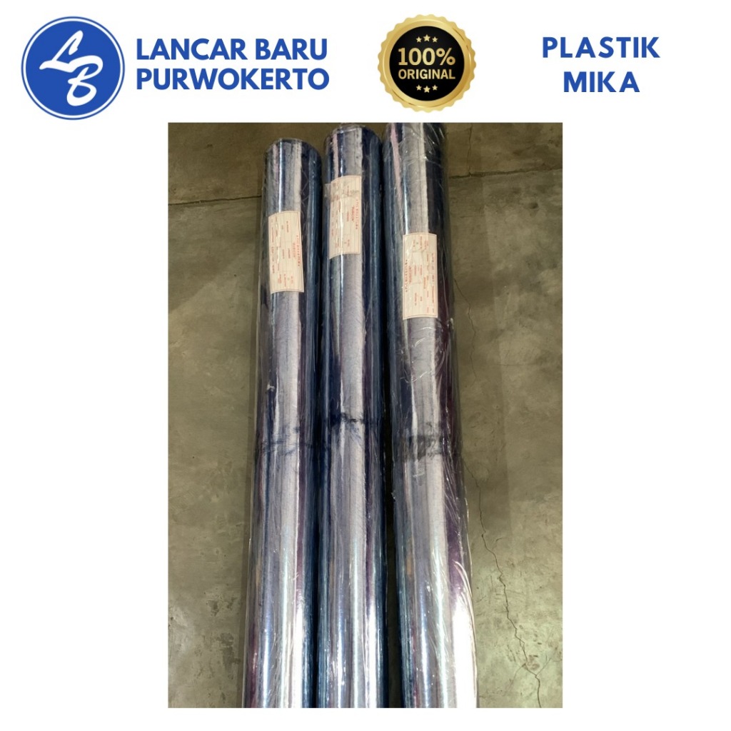 

PLASTIK MIKA BENING per Roll (50m x 1.37m)
