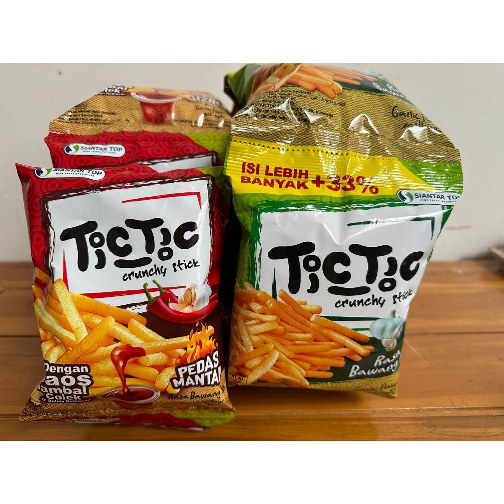 

Tic Tic Snack Stik Bawang Renceng Isi 10pc