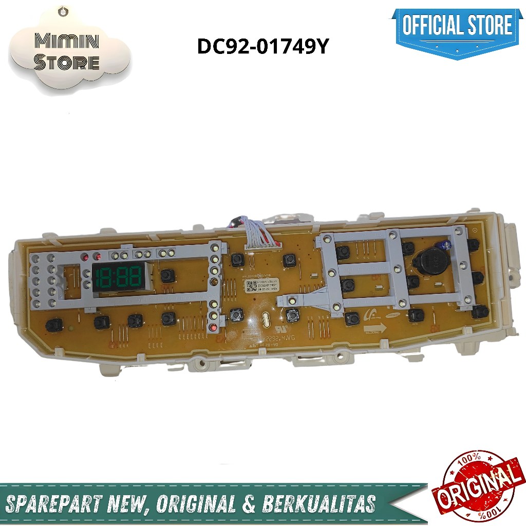 MODUL PCB DISPLAY MESIN CUCI SAMSUNG ORIGINAL WA12J5730SS WA13J5730SS WA13J5750SV
