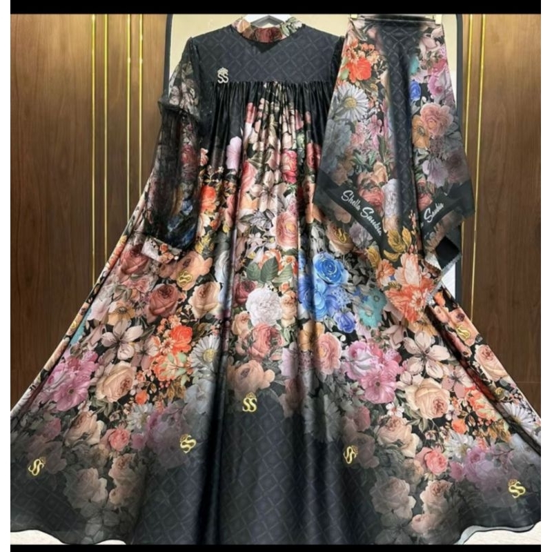 DRESS SET HIJAB SHELLASAUKIA/DRESS DUBAI VIVI/DRESS LUCINTA LUNA