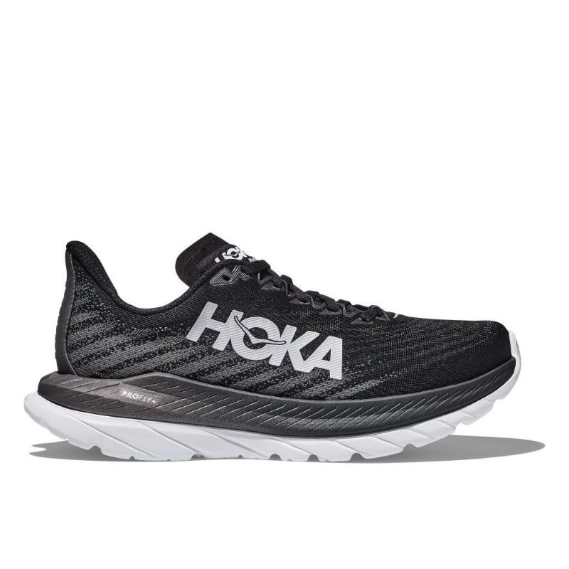 Hoka Running Shoes Mach 5 Womens Road - Black / Castlerock Original