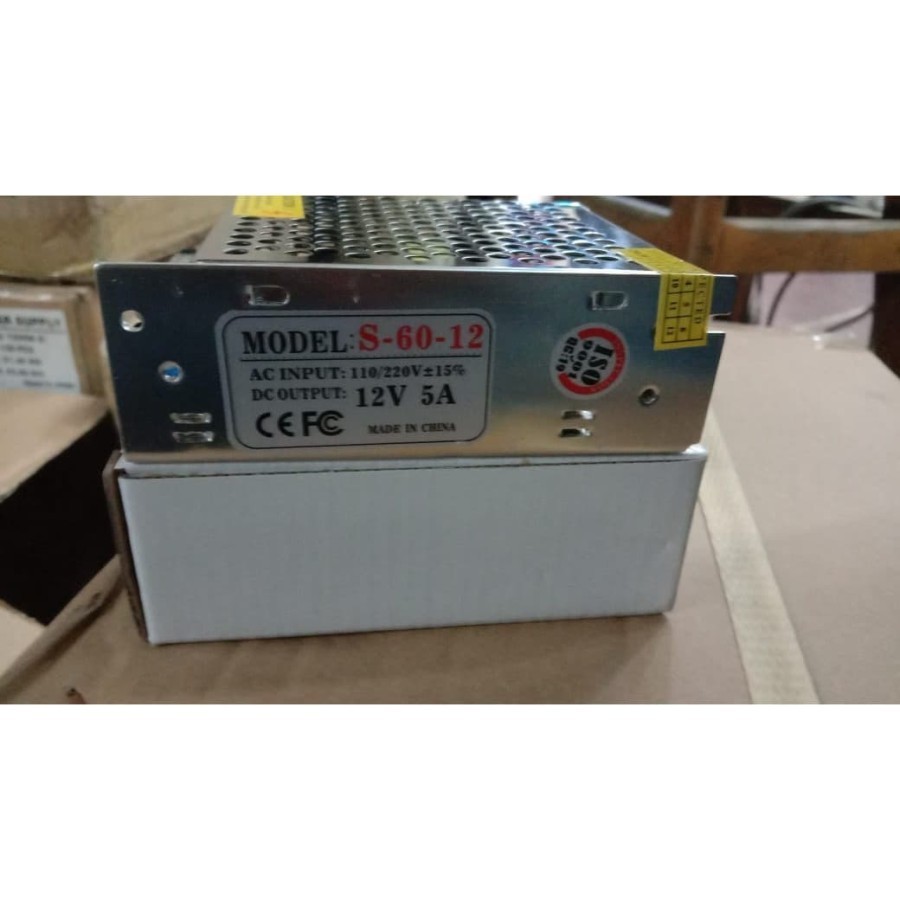 Power Supply 12V 5A Model S-60-12