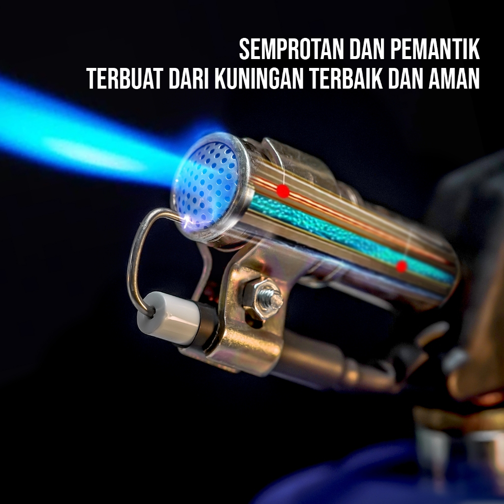 "Jual Produk Allefix Kepala Regulator Gas Portable dengan Cover- HF-204 ''