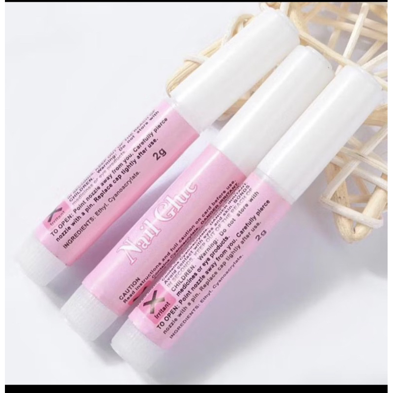 Lem cair kuku palsu | Lem cair 2 gr | Lem kuat | Lem press on nails
