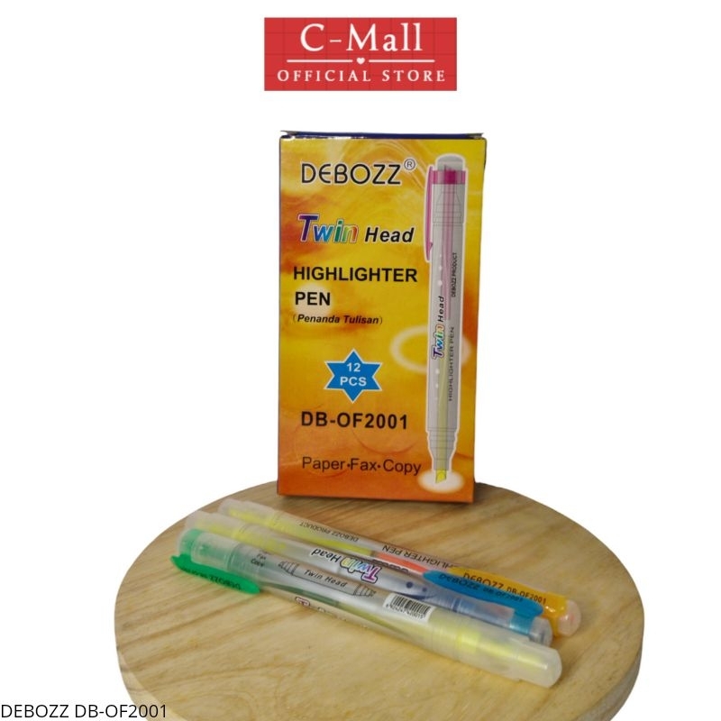 

C-Mall Highliter stabilo Debozz 2 warna Db-0F2001 penenda catatan