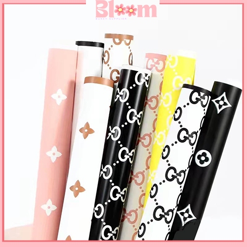 

Kertas Bunga Cellophane motif pita Paper Flower Wrapping Paper KB6118