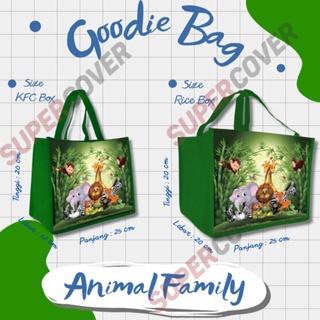 

Tas Goodie Bag Gambar Animal 02 warna Hijau Tua, Karakter Animal warna Hijau Tua untuk Acara Ulang Tahun, Tasyakuran, Aqiqah, Khitan dll