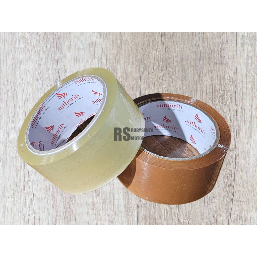 

[1 DUS] Lakban Bening Coklat 2 inch x 90 yard ( 45mm x 90yard ) Selotip Murah