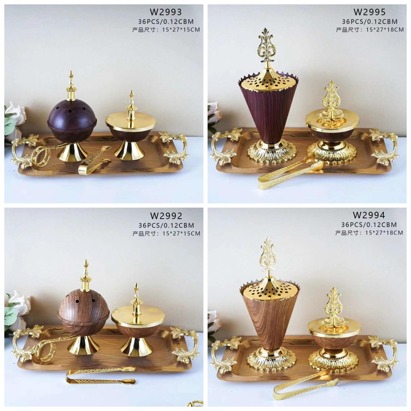 Mabkhara Set Marroco Tempat Dupa 4in1 / Mabkhara Set 4 in 1