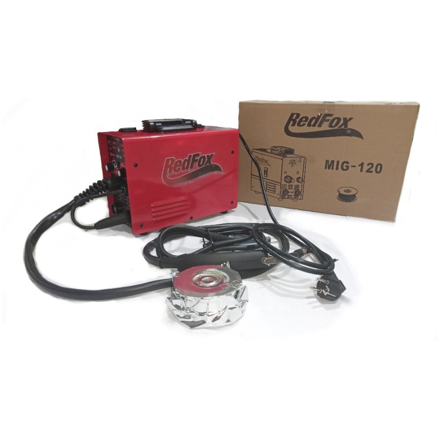 Mesin Las mig Listrik trafo las welding inverter Las Tanpa Gas Travo Inverter MIG 120 Mesin las