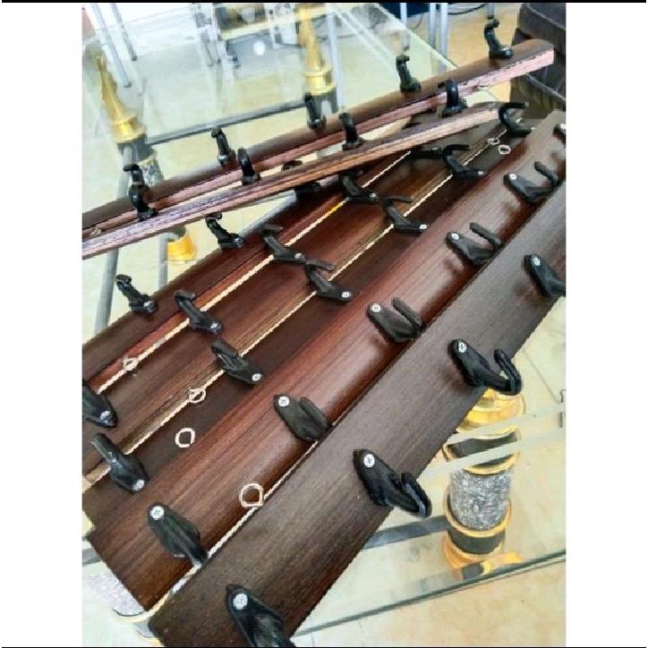 hanger baju capstok besi kayu jatibelana