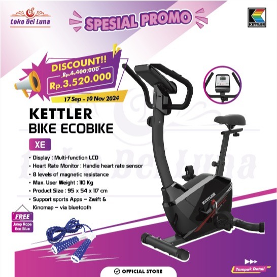 Sepeda Statis KETTLER ECOBIKE XE