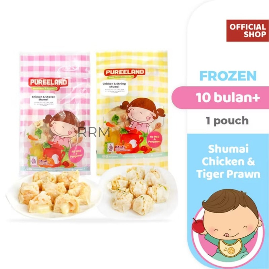 

12+ PUREELAND FROZEN SHUMAI CHICKEN AND TIGER PRAWN SIOMAY/ SIOMAI ANAK