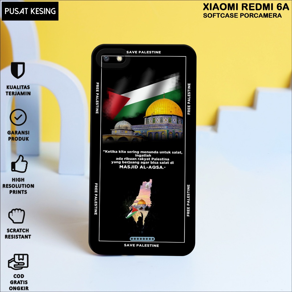 CASE XIAOMI REDMI 6A - Casing Hp Xiaomi Redmi 6A Motif PALESTINE - Case Hp Xiaomi Redmi 6A - Casing 