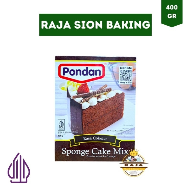 

Pondan Sponge Cake Mix Cokelat 400gr