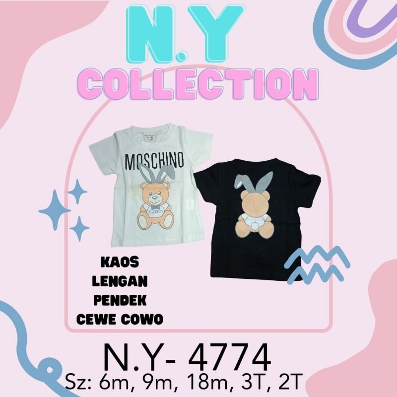 Jual kaos anak cowo cewe NY 4774
