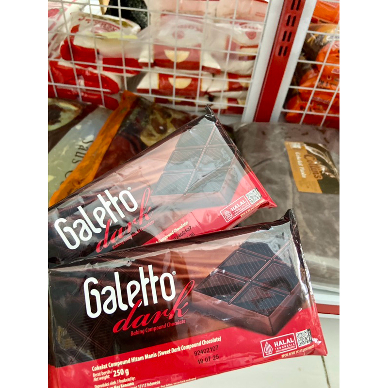 

Galetto dark chocolate compound 250g