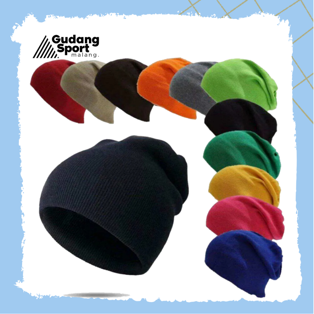 Kerpus Beanihat Bahan Woll Topi Rajut  / Topi Kupuk  Gunung
