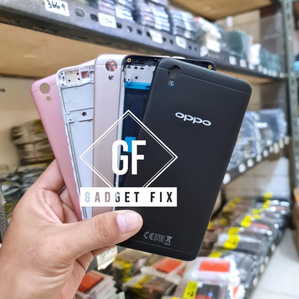 Casing Housing Fullset HP Oppo A37 A37F  Neo 9 Backdoor + Frame LCD Bekdor Full Set Kesing