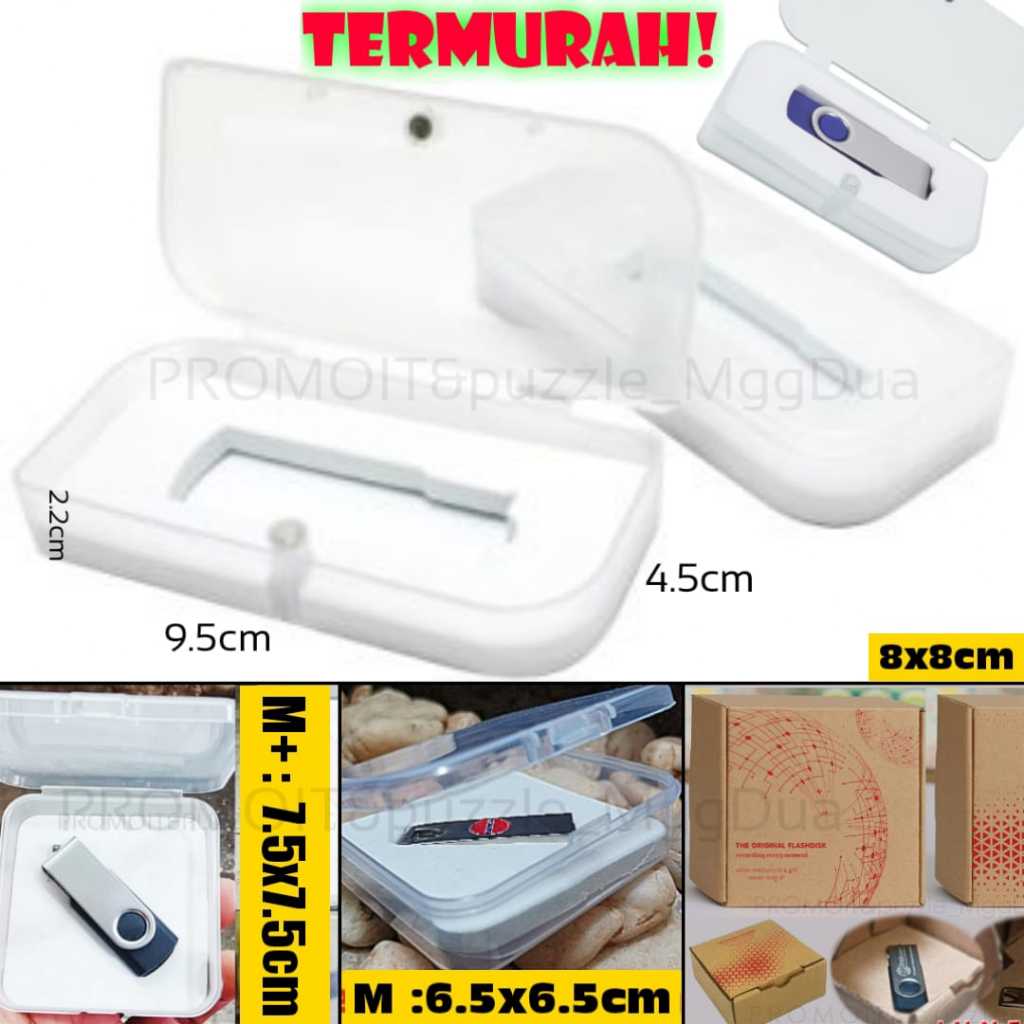 

Kotak/Packing Flashdisk / Kotak Plastik PP Mini Kecil Multifungsi Serbaguna / Wadah Plastik Minim 10