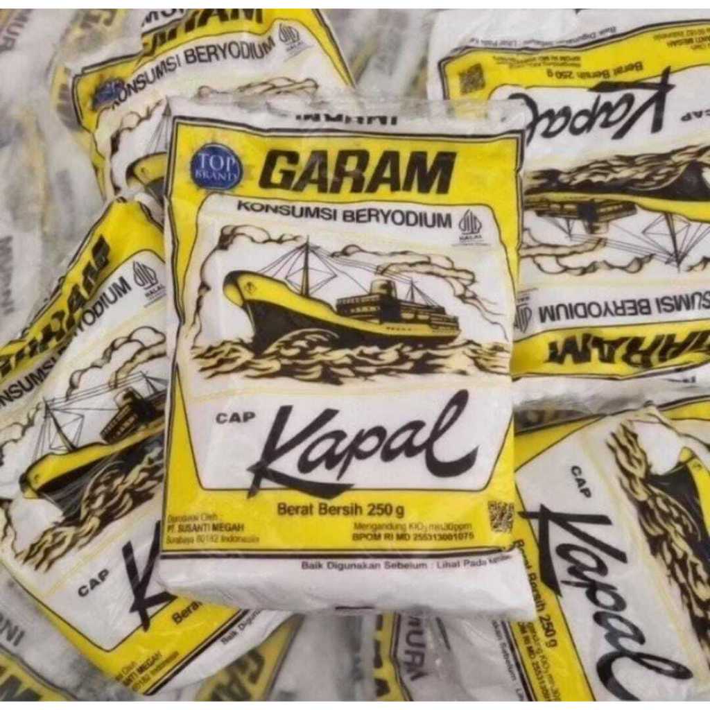 

Garam Cap Kapal 250gr, toko.rujingah
