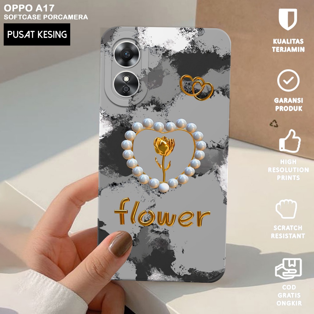 CASE OPPO A17 - Casing Hp Oppo A17 Motif Lovely - Case Hp Oppo A17 - Casing Oppo A17 - Softcase Hp O