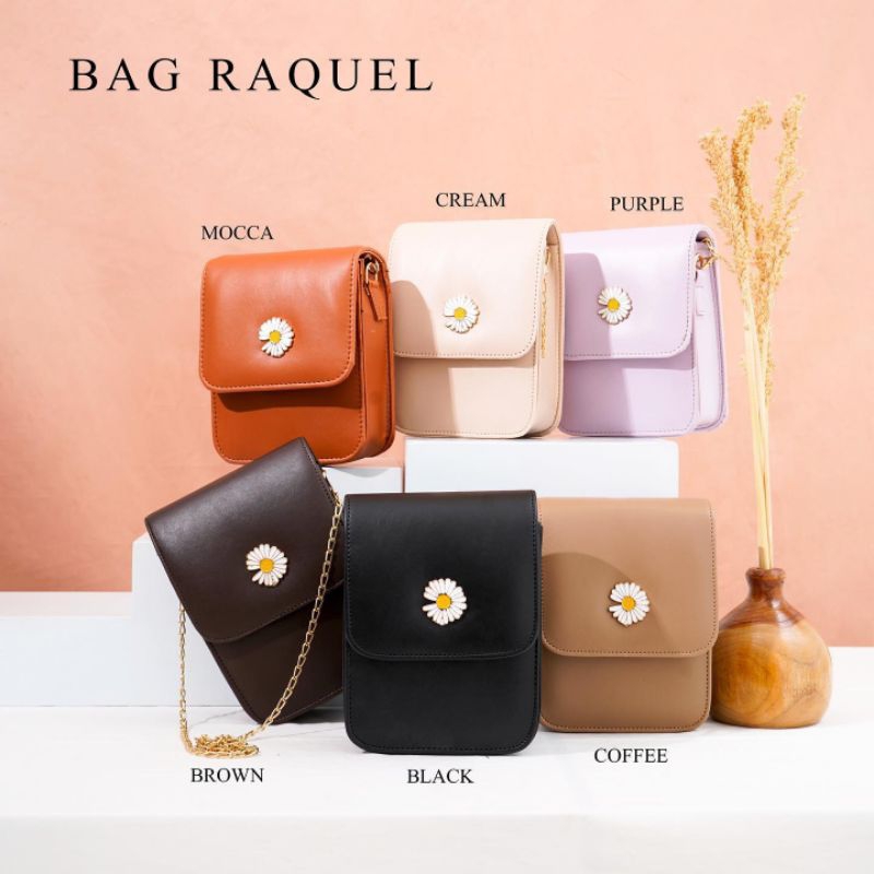 Tas selempang, tas bunga daysi, Bag Raquel