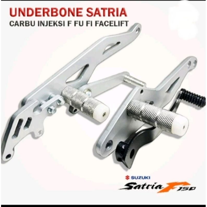 underbone step underbone costum satria Fu Suzuki Ub satria F150 model dural CNC