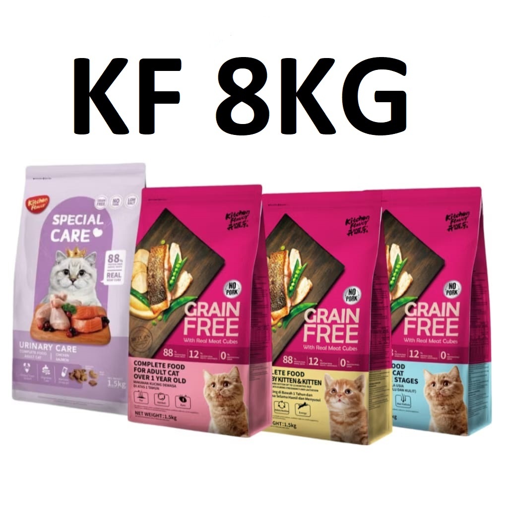 ( INSTAN ) FRESHPACK Kitchen Flavor Beauty  8kg-Kitchen Flavor Kitten 8kg-Kitchen Flavor Adult 8kg -
