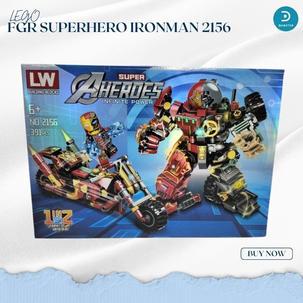 Brick Superhero Ironman 2156/Lego Superhero Ironman 2156