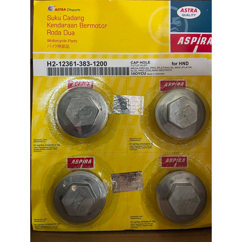 TUTUP KLEP DAN TUTUP OLI BAWAH GL PRO MEGA PRO PRO NEOTECH TIGER