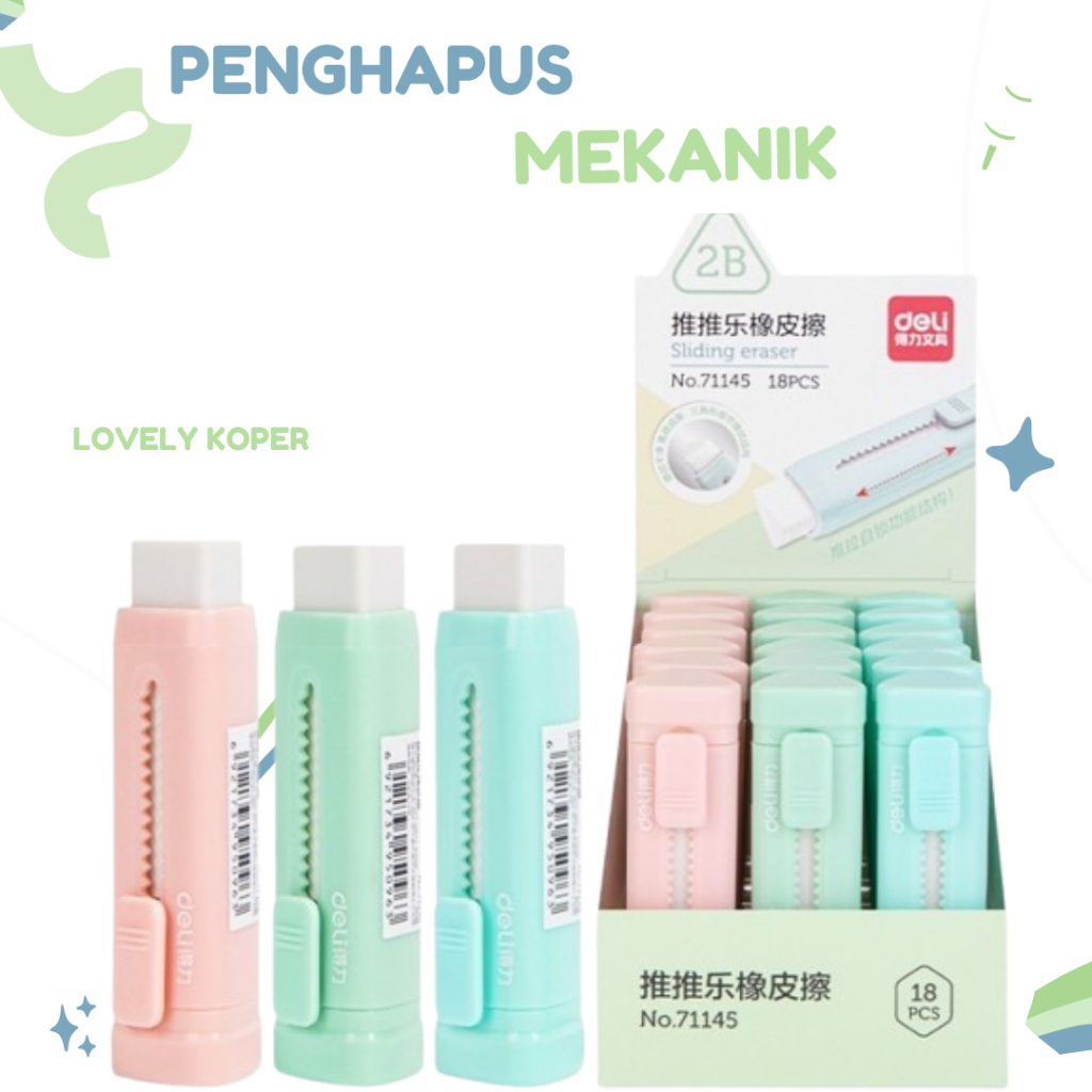 

Penghapus Mekanik Penghapus Sliding Penghapus Stik Penghapus Pensil Alat Tulis Eraser