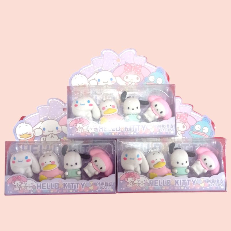

Penghapus box mewah sanrio miniatur sanrio terbaru lucu perlengkapan sekolah kado unik