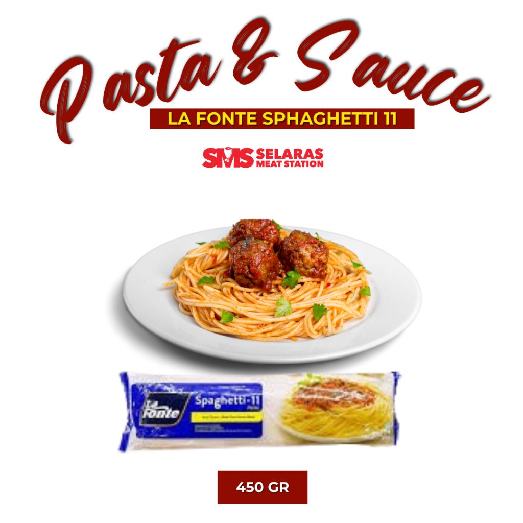 

La Fonte Spaghetti-11 Pasta Spaghetti 450 gram